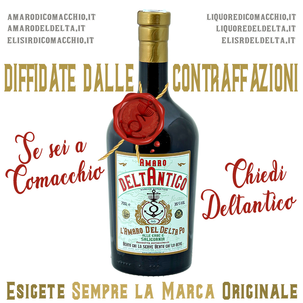 Amaro e Liquore Deltantico l'Originale Amaro e Liquore di Comacchio